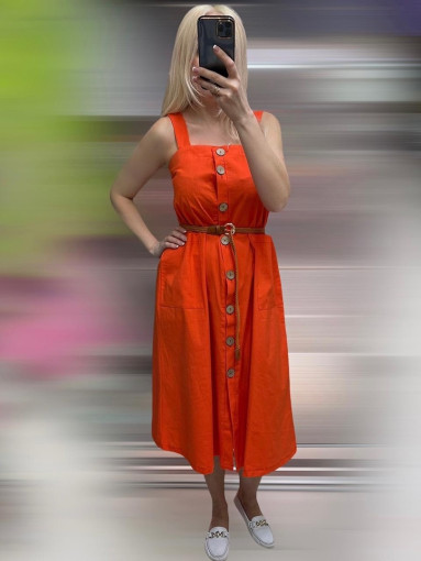 Платье-сарафан на пуговицах до конца САДОВОД официальный интернет-каталог
